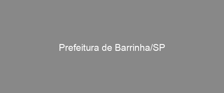 Provas Anteriores Prefeitura de Barrinha/SP